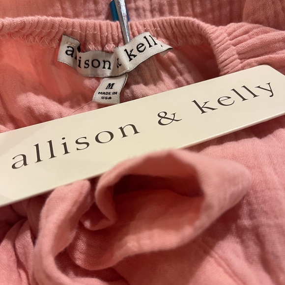 Allison & Kelly Blush Pink Gauzy Dress M (jrs.) FREE SHIP - Picture 3 of 5